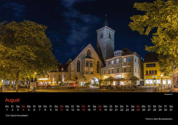 Erfurt bei Nacht 2023